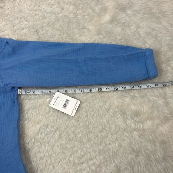 Free people Carolina blue button down M - Picture 8 of 8